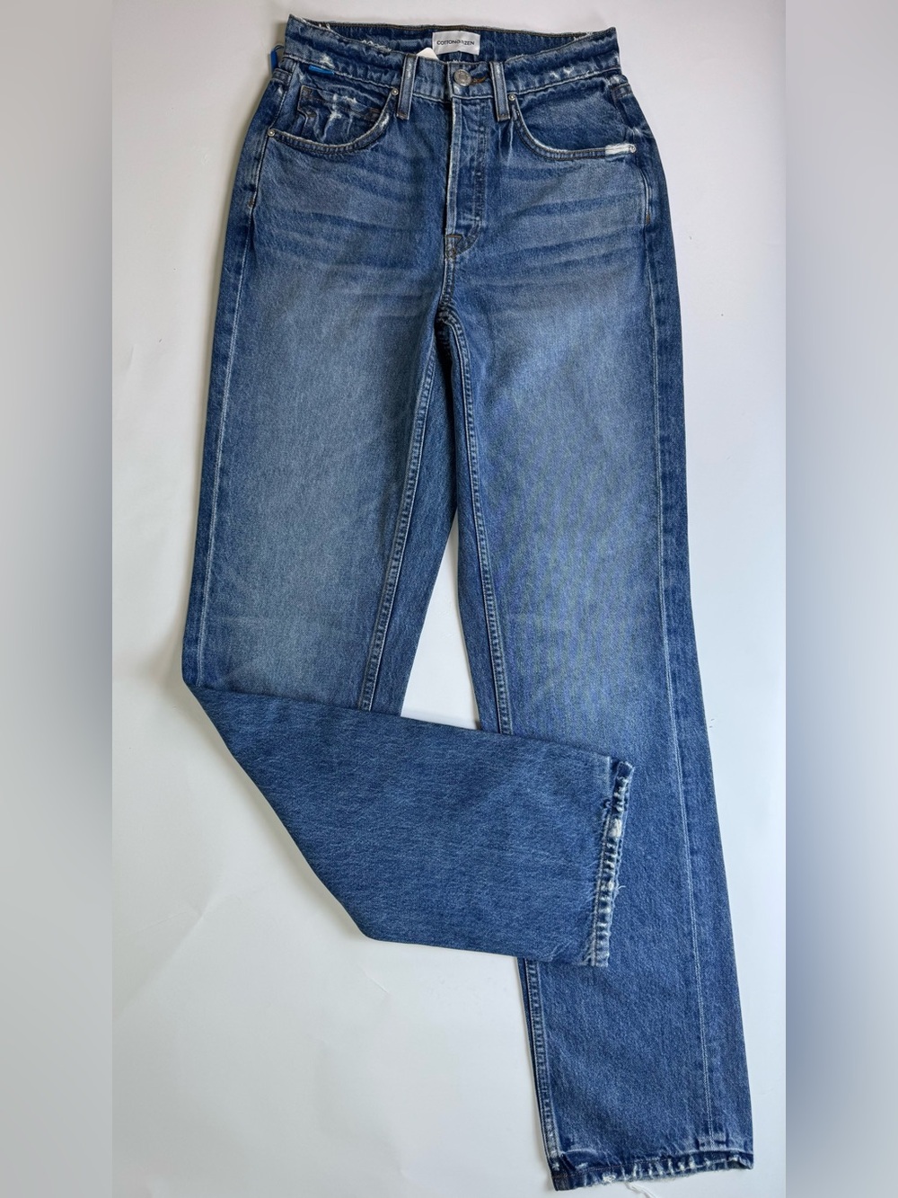 Cotton Citizen “Kate Jean” Relaxed Fit Le Doux High Rise Jeans 24 USA NWT